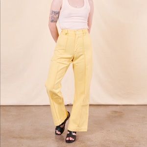 Big Bud Press - Butter Yellow Western Pants - Size XS